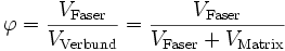 Faservolumenanteil 1